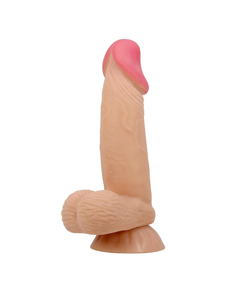 Pretty Love - Duvall - Sliding Skin Dildo - Lengte 19.4 cm - Ø 4.2 cm - Lichte Huidskleur-Erotiekvoordeel.nl