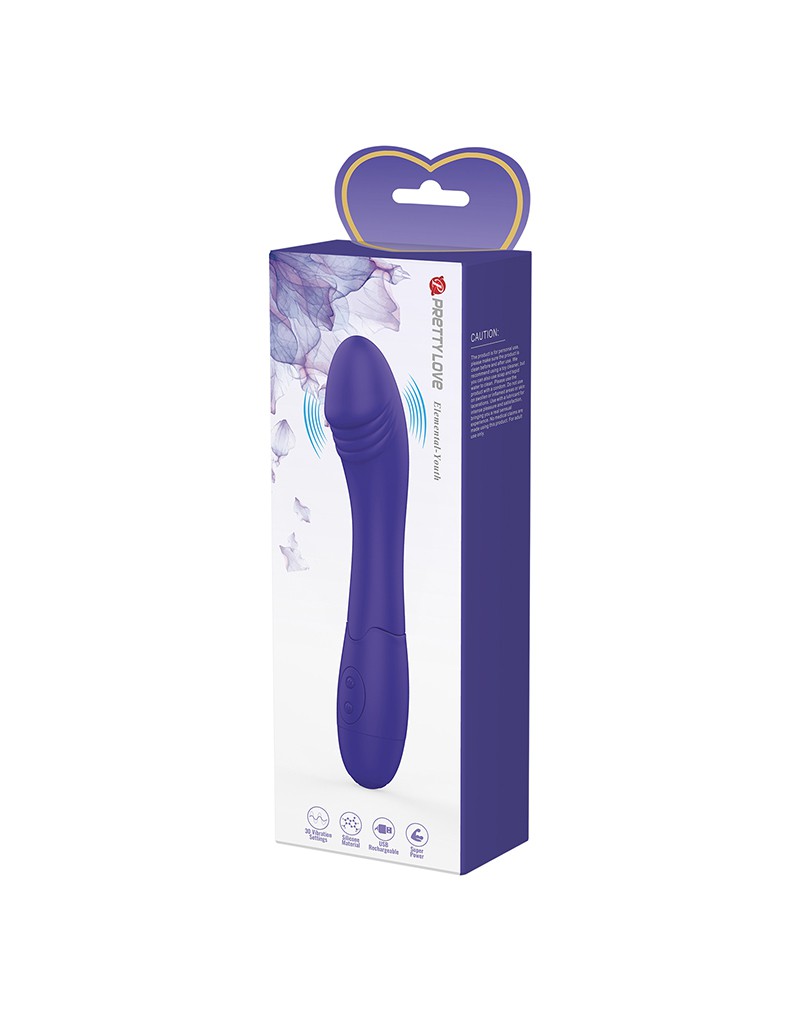 Pretty Love - Elemental Youth - G-spot Vibrator - Paars-Erotiekvoordeel.nl