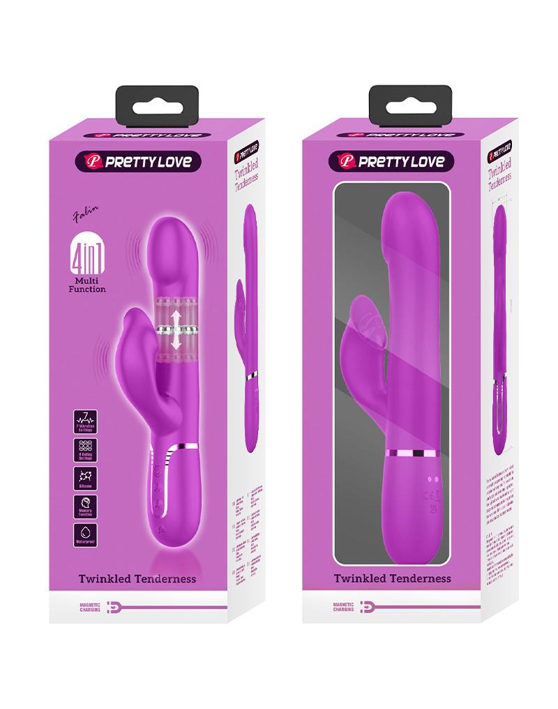 Pretty Love - Falin - Rabbit Vibrator - Paars-Erotiekvoordeel.nl