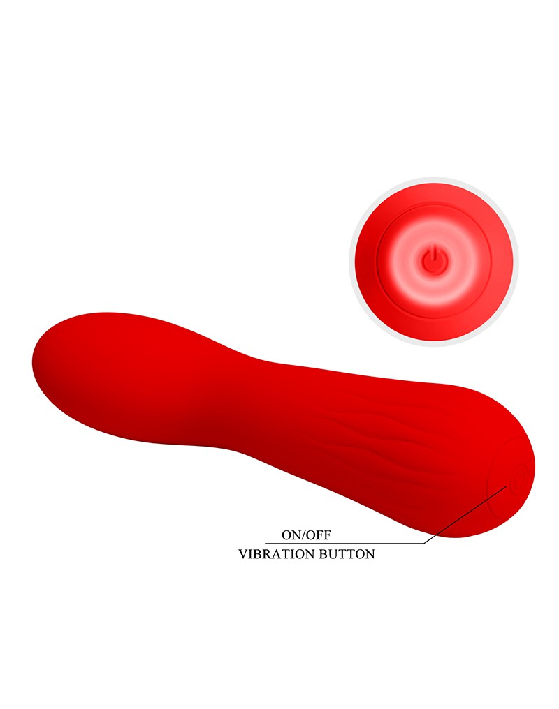 Pretty Love - Faun - Buigzame G-Spot Vibrator - Rood-Erotiekvoordeel.nl