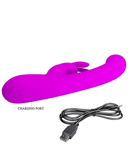 Pretty Love - Lamar - Rabbit Vibrator- Tarzan Vibrator - Met LCD Display - Dieproze-Erotiekvoordeel.nl