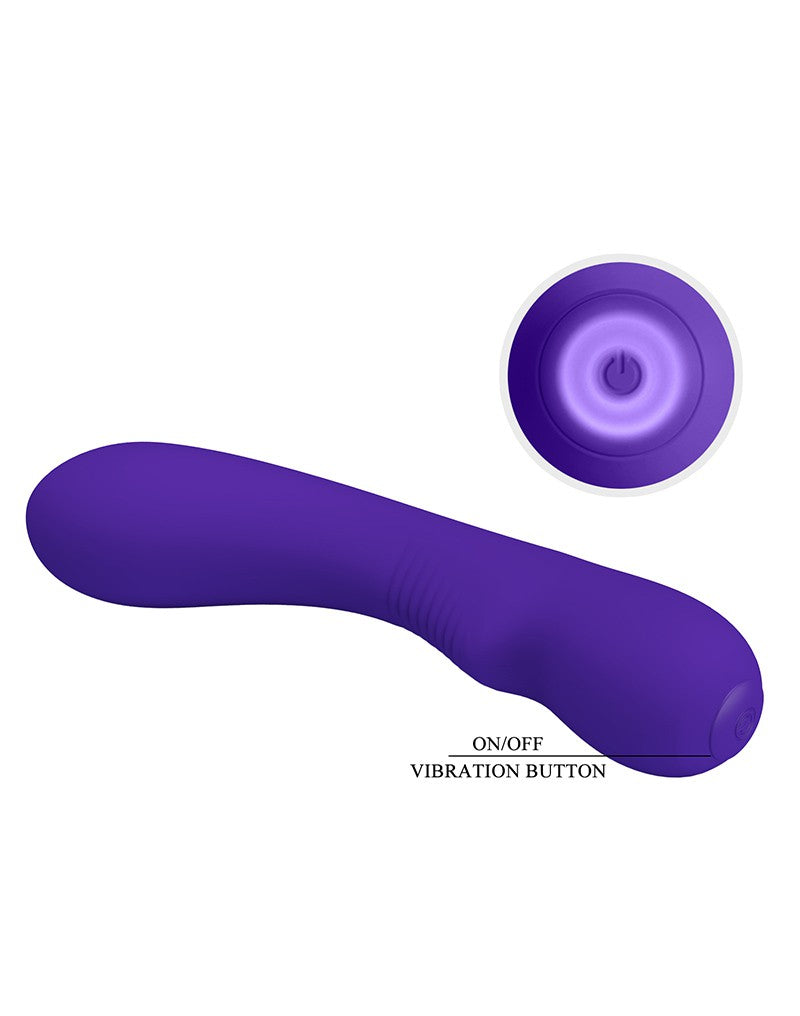 Pretty Love - Matt - G-Spot Vibrator - Flexibele Schacht - 12 Standen - Paars-Erotiekvoordeel.nl