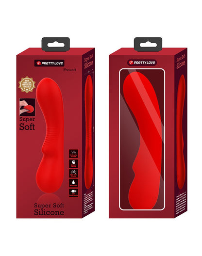 Pretty Love - Matt - G-Spot Vibrator - Flexibele Schacht - 12 Standen - Rood-Erotiekvoordeel.nl