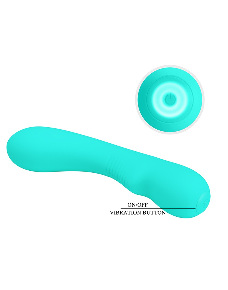 Pretty Love - Matt - G-Spot Vibrator - Flexibele Schacht - 12 Standen -Turquoise-Erotiekvoordeel.nl