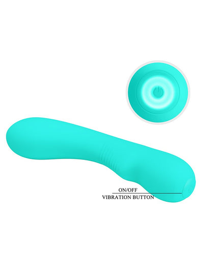 Pretty Love - Matt - G-Spot Vibrator - Flexibele Schacht - 12 Standen -Turquoise-Erotiekvoordeel.nl