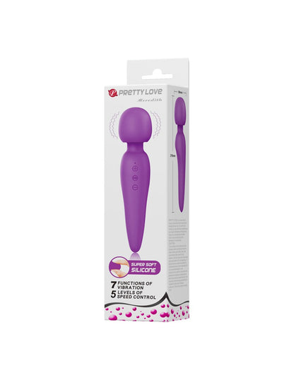 Pretty Love - Meredith - Wand Vibrator - 12 Standen - Waterproof - Paars-Erotiekvoordeel.nl