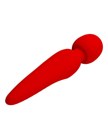 Pretty Love - Meredith - Wand Vibrator - 12 Standen - Waterproof - Rood-Erotiekvoordeel.nl