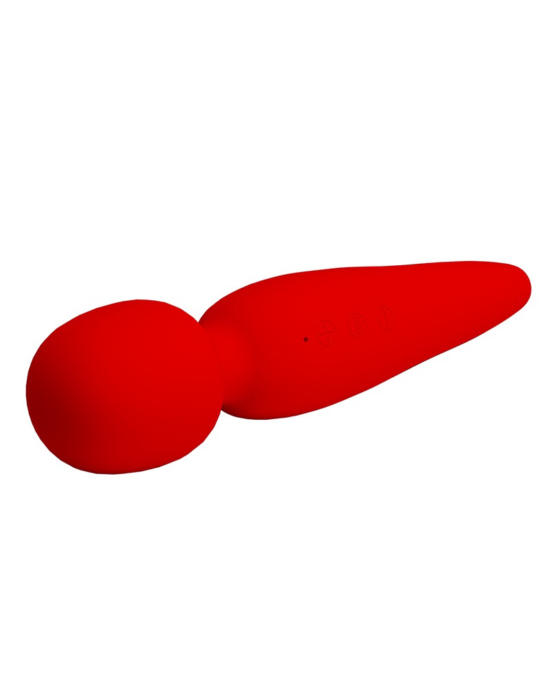 Pretty Love - Meredith - Wand Vibrator - 12 Standen - Waterproof - Rood-Erotiekvoordeel.nl