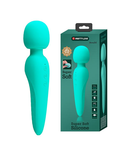 Pretty Love - Meredith - Wand Vibrator - 12 Standen - Waterproof - Turquoise-Erotiekvoordeel.nl