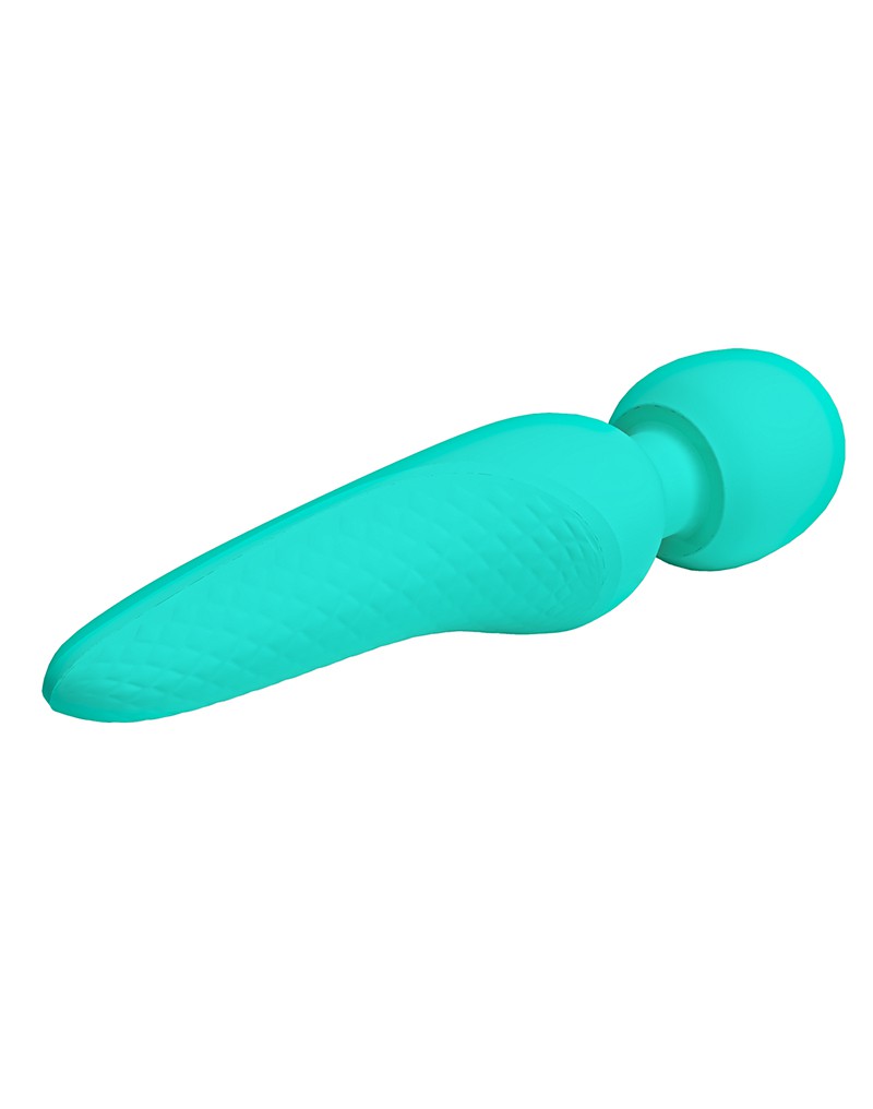 Pretty Love - Meredith - Wand Vibrator - 12 Standen - Waterproof - Turquoise-Erotiekvoordeel.nl