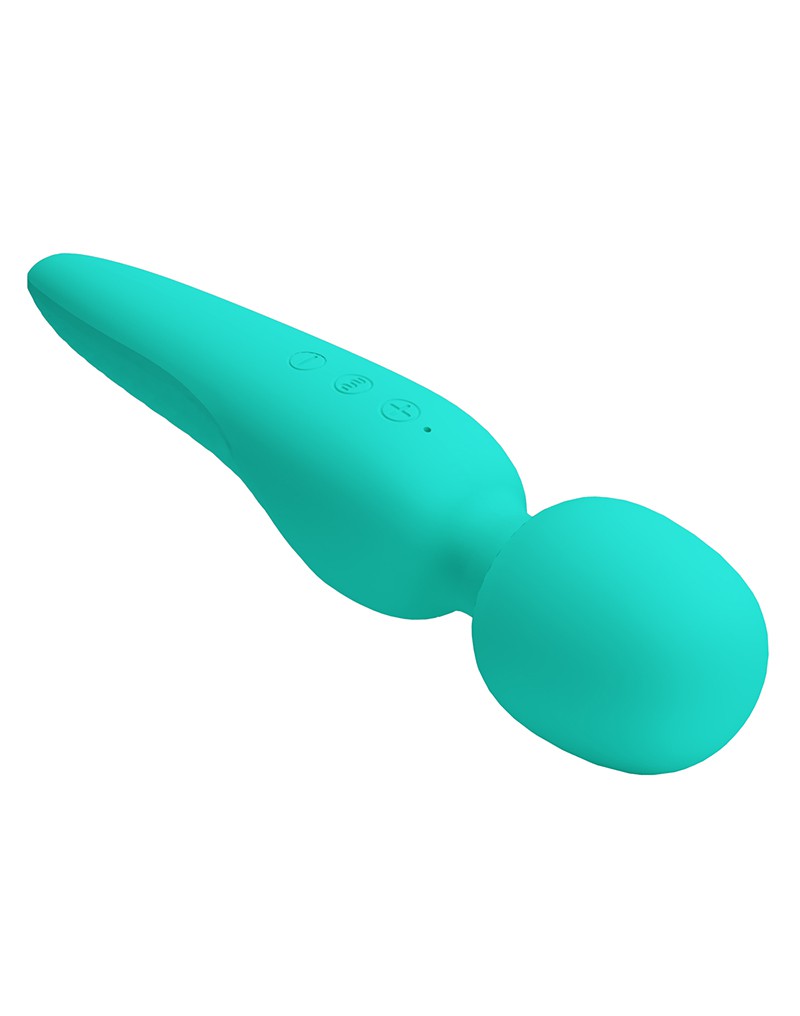 Pretty Love - Meredith - Wand Vibrator - 12 Standen - Waterproof - Turquoise-Erotiekvoordeel.nl