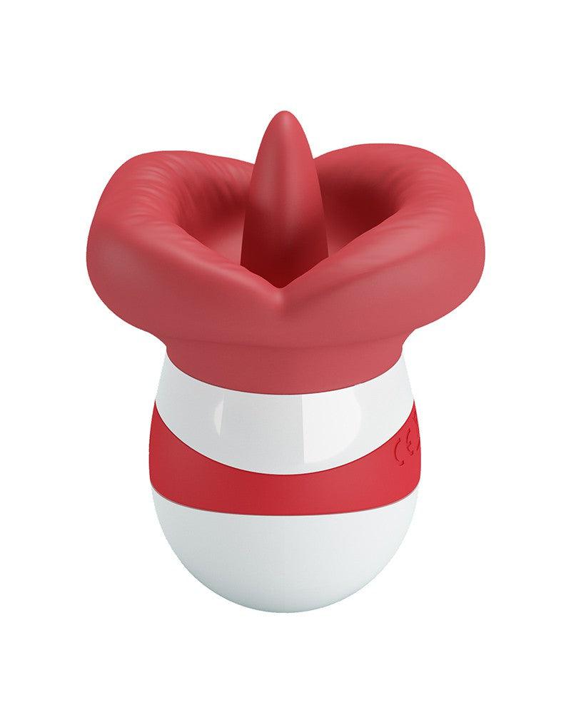 Pretty Love - Mina - Clitoris Vibrator - Likkende Tong Functie - Rood-Erotiekvoordeel.nl