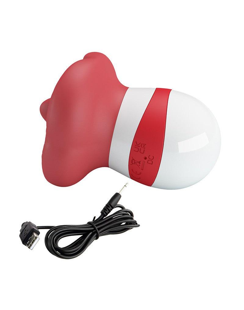 Pretty Love - Mina - Clitoris Vibrator - Likkende Tong Functie - Rood-Erotiekvoordeel.nl