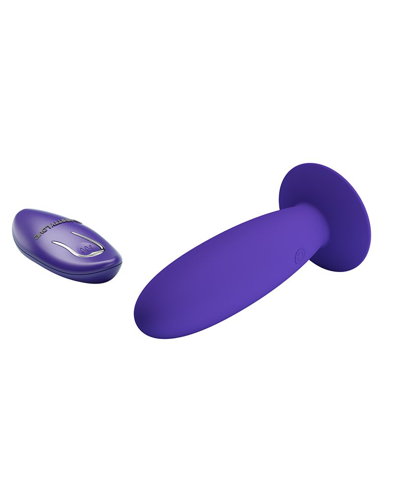 Pretty Love - Murray Youth - Vibrerende Buttplug - Met Afstandsbediening - Paars-Erotiekvoordeel.nl