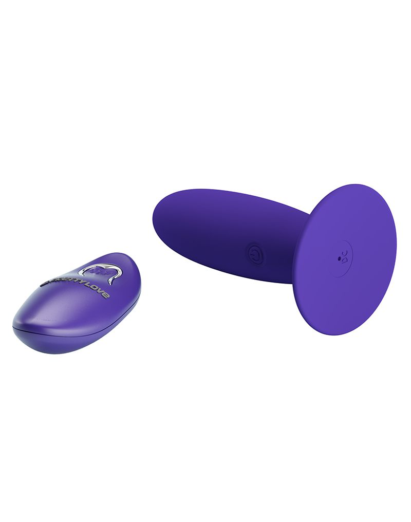 Pretty Love - Murray Youth - Vibrerende Buttplug - Met Afstandsbediening - Paars-Erotiekvoordeel.nl