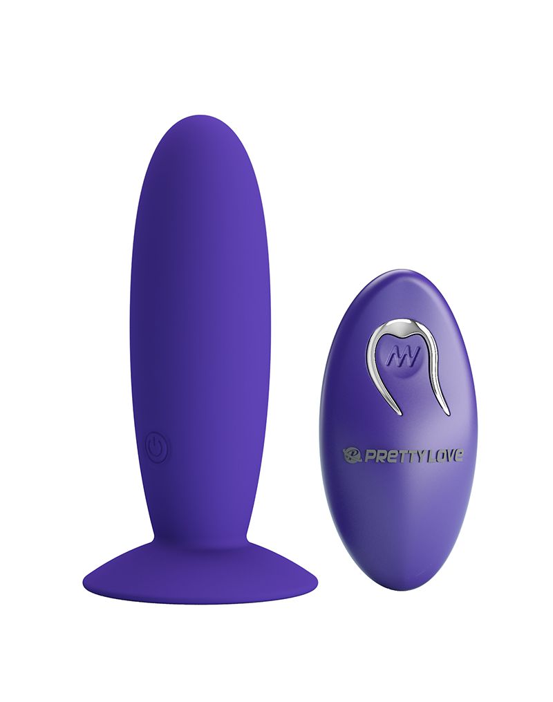 Pretty Love - Murray Youth - Vibrerende Buttplug - Met Afstandsbediening - Paars-Erotiekvoordeel.nl