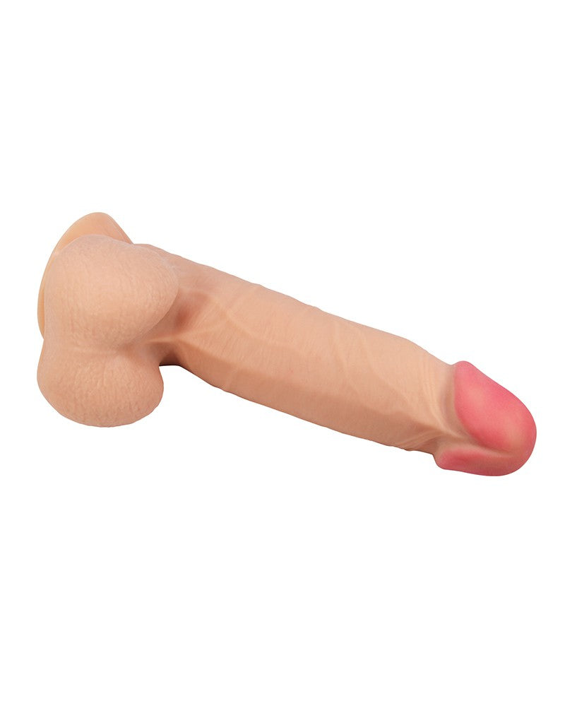 Pretty Love - Najim - Sliding Skin Dildo - Lengte 21.8 cm - Ø 4.6 cm - Lichte Huidskleur-Erotiekvoordeel.nl