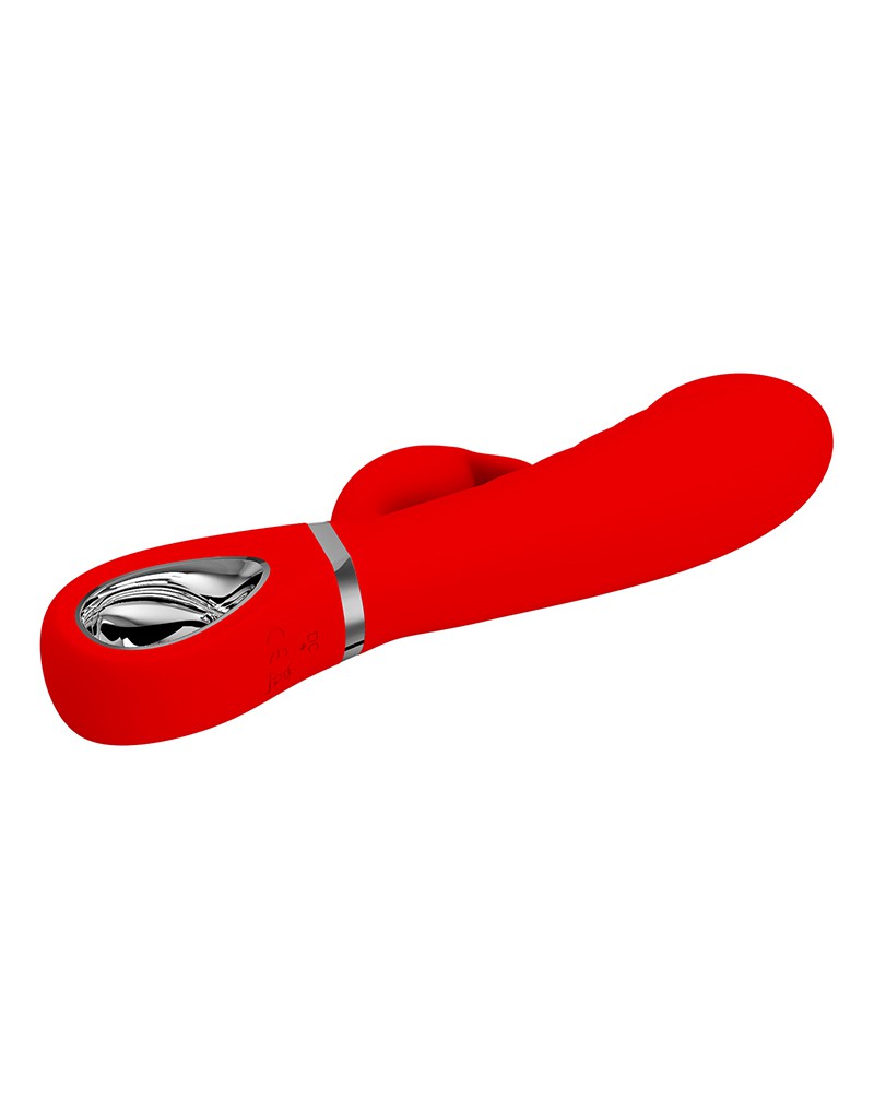 Pretty Love - Prescott - Rabbit Vibrator - Dubbele Motor - Rood-Erotiekvoordeel.nl