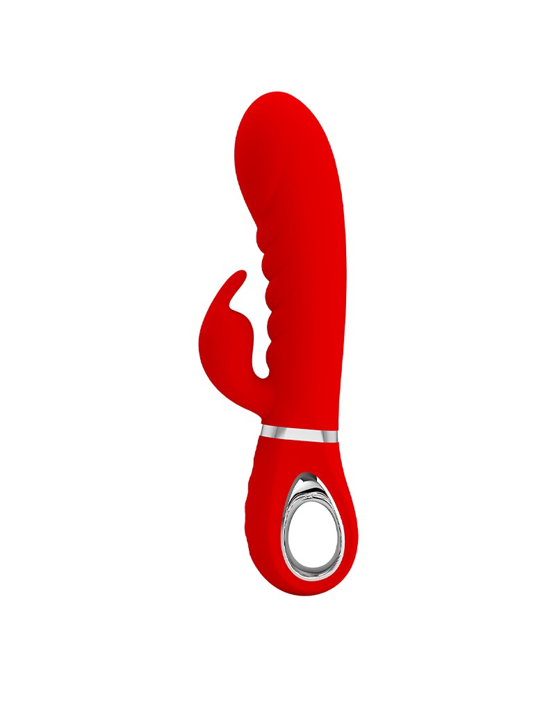 Pretty Love - Prescott - Rabbit Vibrator - Dubbele Motor - Rood-Erotiekvoordeel.nl