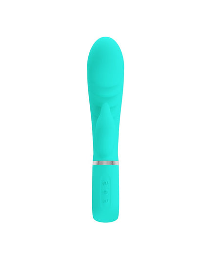 Pretty Love - Prescott - Rabbit Vibrator - Dubbele Motor - Turquoise-Erotiekvoordeel.nl