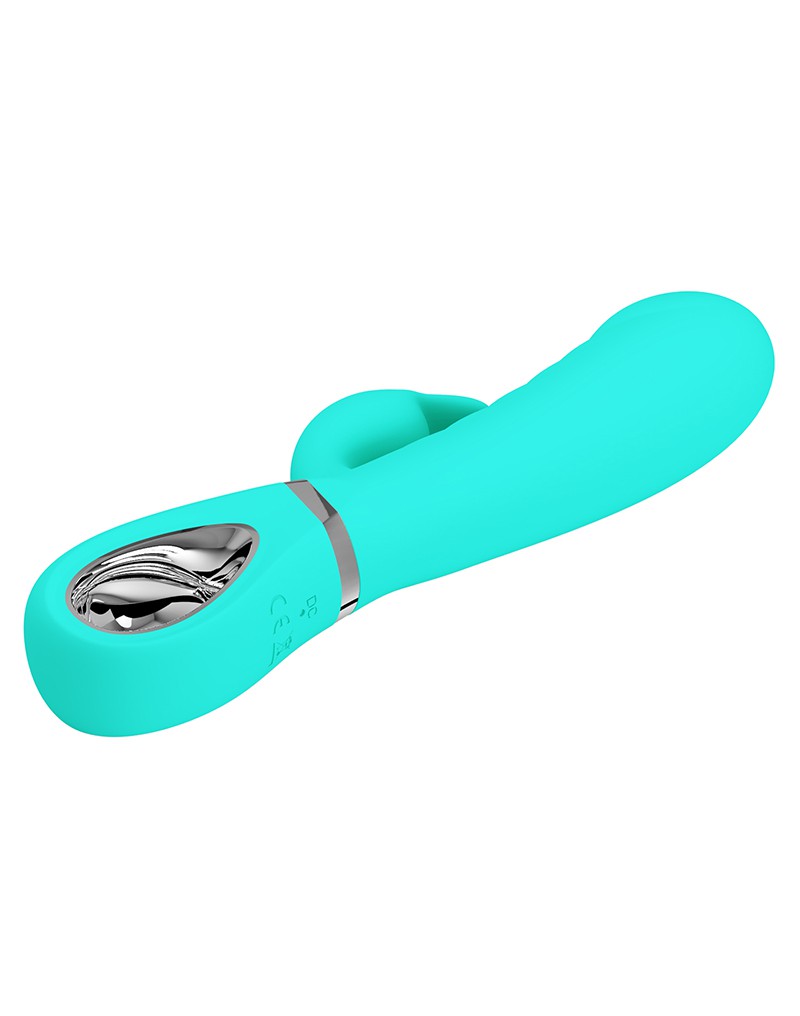 Pretty Love - Prescott - Rabbit Vibrator - Dubbele Motor - Turquoise-Erotiekvoordeel.nl