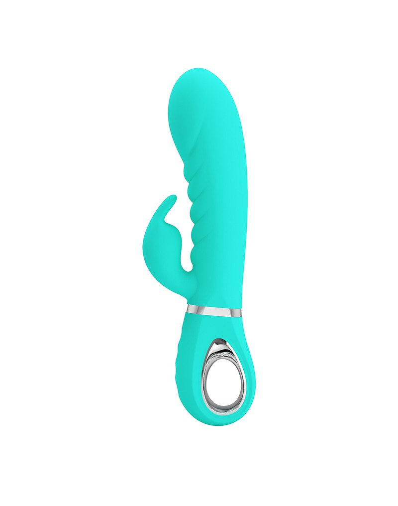 Pretty Love - Prescott - Rabbit Vibrator - Dubbele Motor - Turquoise-Erotiekvoordeel.nl