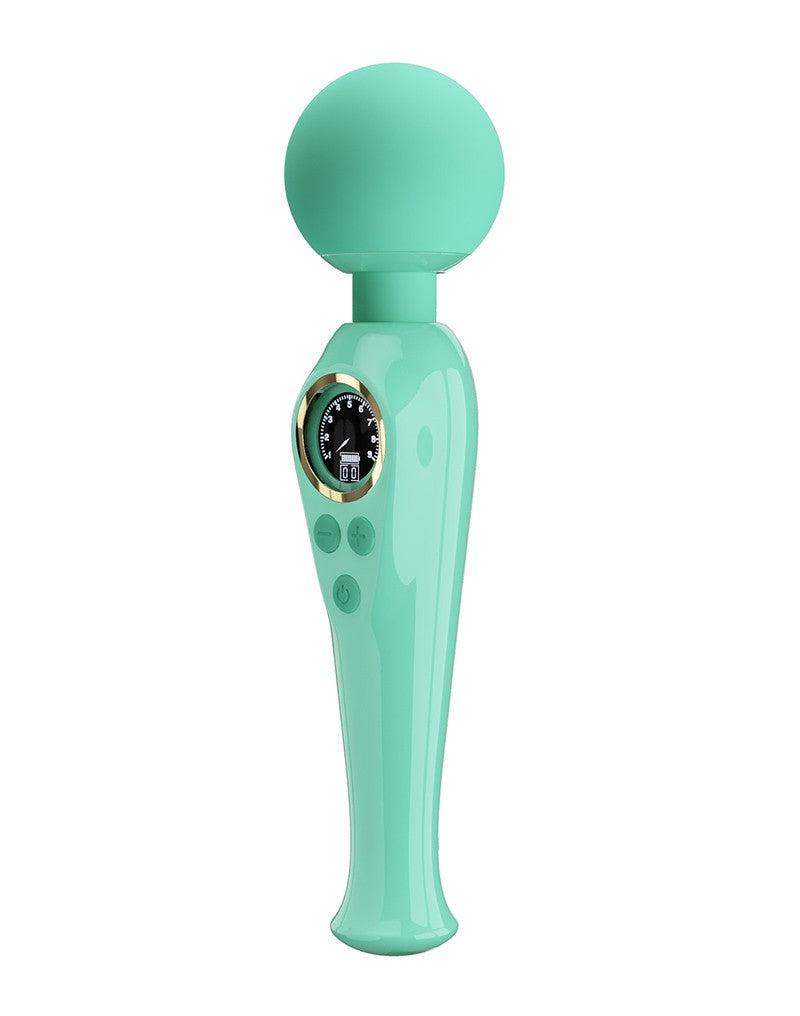 Pretty Love - Skyler - Wand Vibrator - Met LCD Display - Turquoise-Erotiekvoordeel.nl