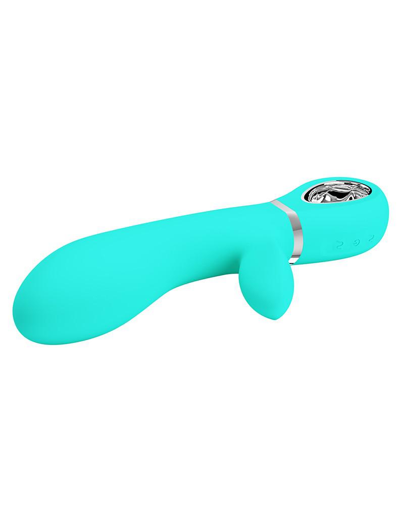 Pretty Love - Thomas - Rabbit Vibrator - Turquoise-Erotiekvoordeel.nl