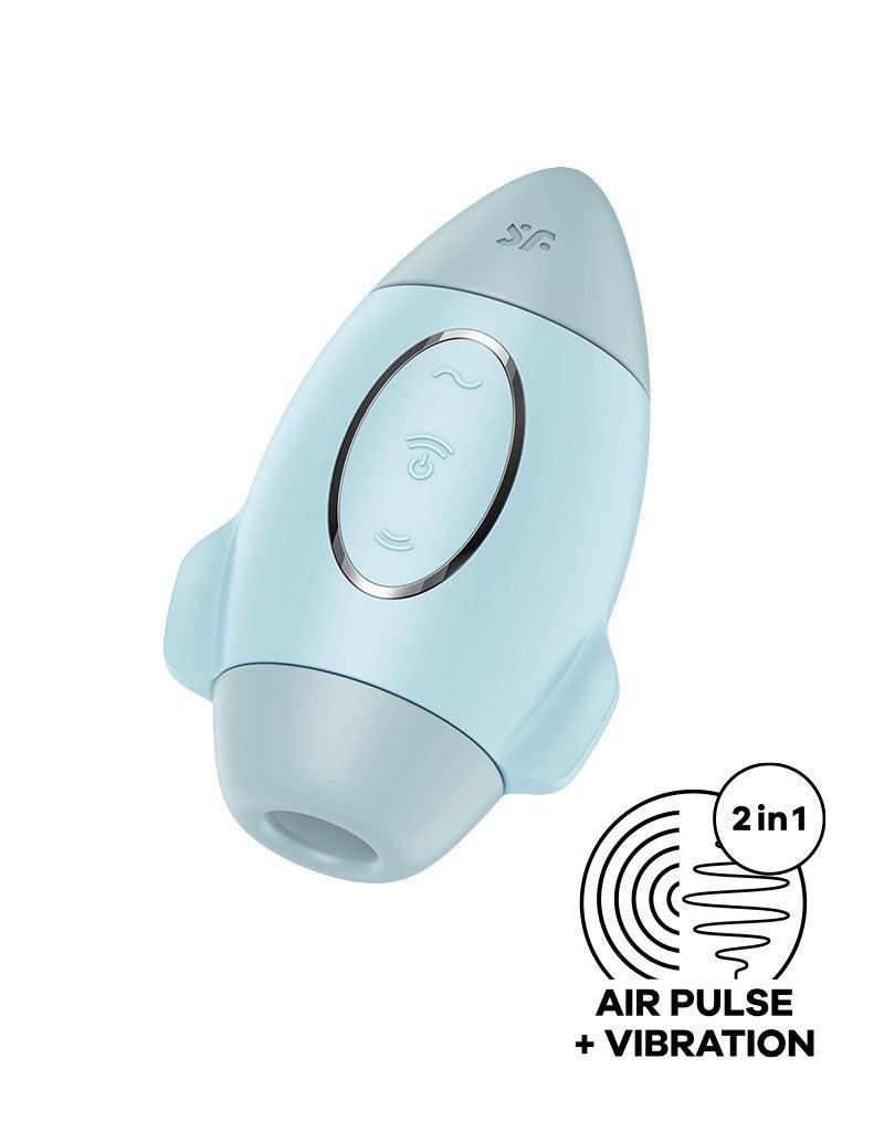 Satisfyer - Mission Control - Luchtdruk Vibrator - Lichtblauw-Erotiekvoordeel.nl