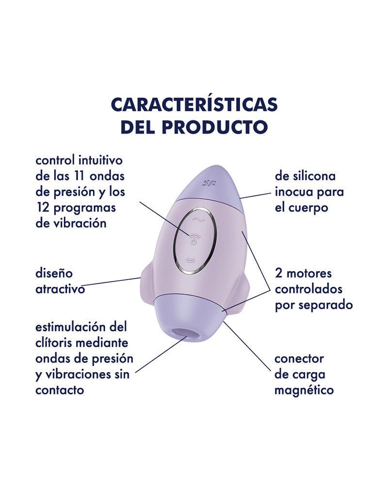 Satisfyer - Mission Control - Luchtdruk Vibrator - Lila-Erotiekvoordeel.nl