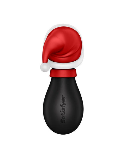 Satisfyer Penguin - Holiday Edition - Luchtdruk Stimulator - USB-oplaadbaar - Zwart, Rood & Wit-Erotiekvoordeel.nl