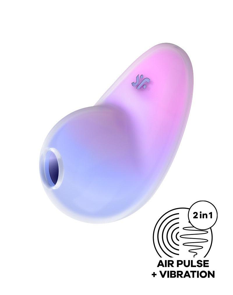 Satisfyer - Pixie Dust - Luchtdruk Vibrator met Vibratie - Paars & Roze-Erotiekvoordeel.nl