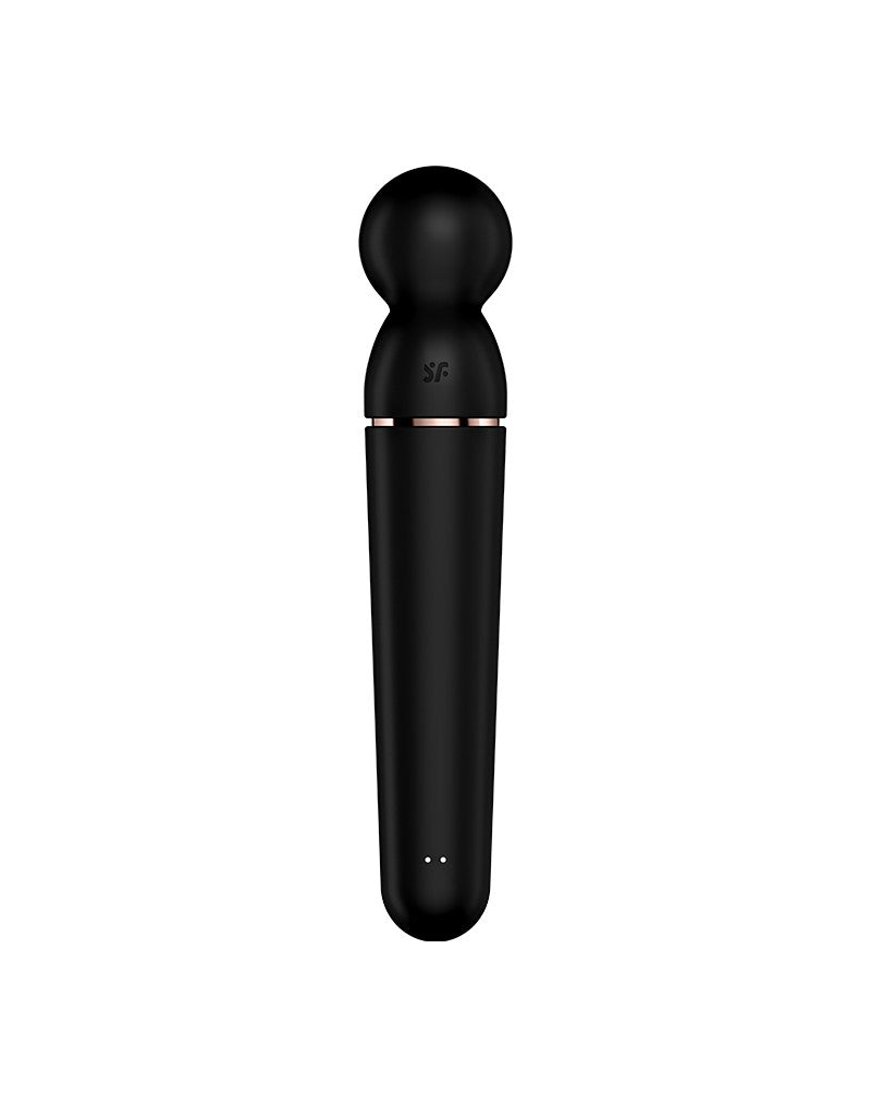 Satisfyer - Planet Wand-er - Wand Vibrator - Zwart & Rosé Goud-Erotiekvoordeel.nl