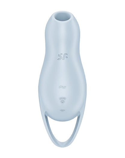 Satisfyer - Pocket Pro - Compacte Vibrerende Luchtdruk Vibrator - Lichtblauw-Erotiekvoordeel.nl