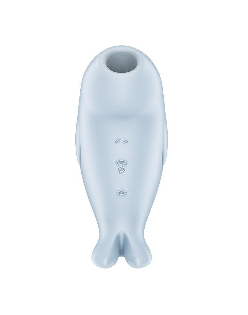 Satisfyer - Seal You Soon - Luchtdruk Vibrator met Vibratie - Lichtblauw-Erotiekvoordeel.nl