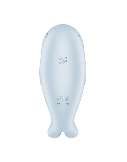 Satisfyer - Seal You Soon - Luchtdruk Vibrator met Vibratie - Lichtblauw-Erotiekvoordeel.nl