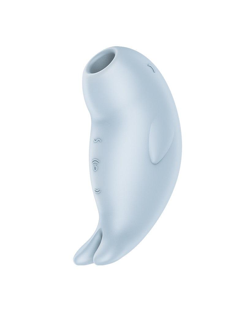 Satisfyer - Seal You Soon - Luchtdruk Vibrator met Vibratie - Lichtblauw-Erotiekvoordeel.nl