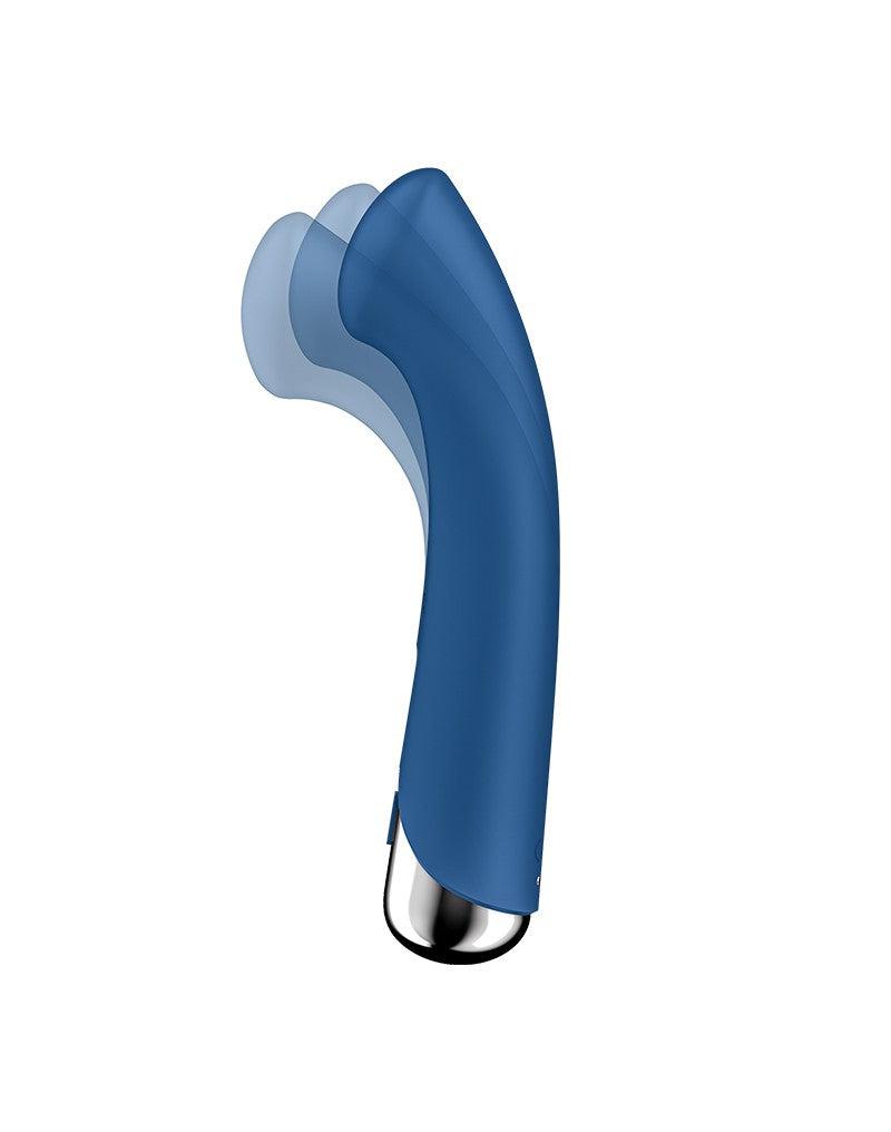 Satisfyer - Spinning G-Spot 1 - Vibrerende en Roterende G-Spot Vibrator - Blauw-Erotiekvoordeel.nl