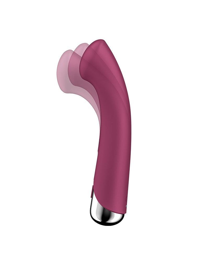 Satisfyer - Spinning G-Spot 1 - Vibrerende en Roterende G-Spot Vibrator - Rood-Erotiekvoordeel.nl