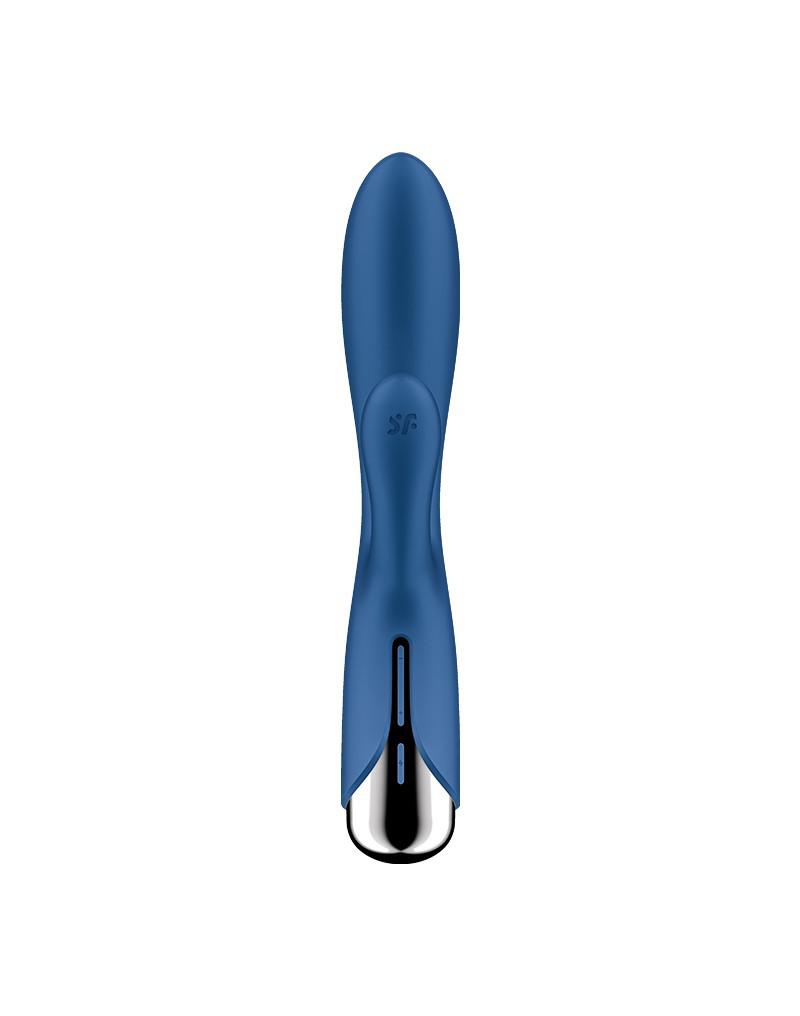 Satisfyer - Spinning Rabbit 1 - Roterende en Vibrerende Rabbit Vibrator - Tarzan Vibrator - Blauw-Erotiekvoordeel.nl