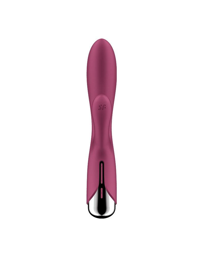 Satisfyer - Spinning Rabbit 1 - Roterende en Vibrerende Rabbit Vibrator - Tarzan Vibrator - Rood-Erotiekvoordeel.nl