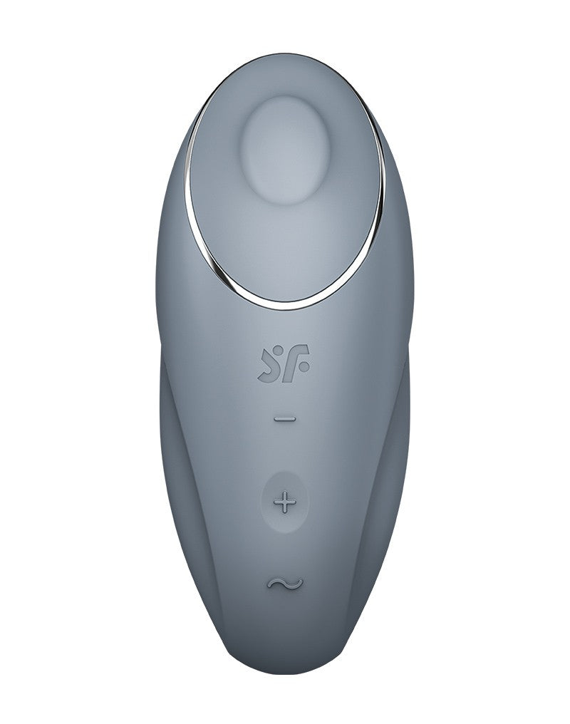 Satisfyer - Tap & Climax 1 - Vibrerende Clitoris Vibrator met Tik/Tapping Functie - Lichtblauw-Erotiekvoordeel.nl