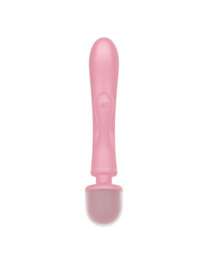 Satisfyer - Triple Lover - 2-in-1 Wand en Rabbit Vibrator - Roze-Erotiekvoordeel.nl