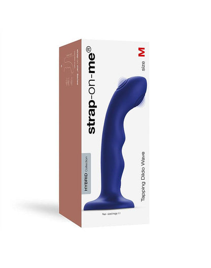 Strap-On-Me - Wave - Tapping Dildo - Met Tapping Functie - Blauw-Erotiekvoordeel.nl