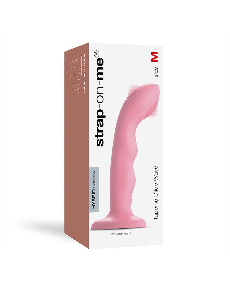 Strap-On-Me - Wave - Tapping Dildo - Met Tapping Functie - Roze-Erotiekvoordeel.nl