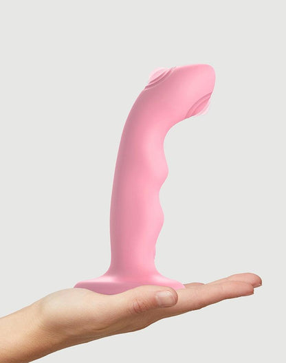 Strap-On-Me - Wave - Tapping Dildo - Met Tapping Functie - Roze-Erotiekvoordeel.nl