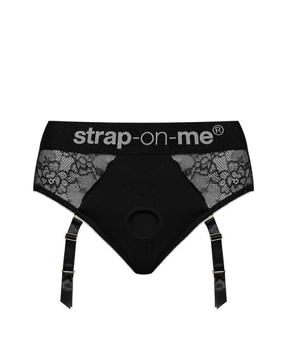 Strap-On-Me - Comfortabel Pegging/Voorbinddildo Harnas Van Microfiber En Elastisch Kant Diva-Erotiekvoordeel.nl