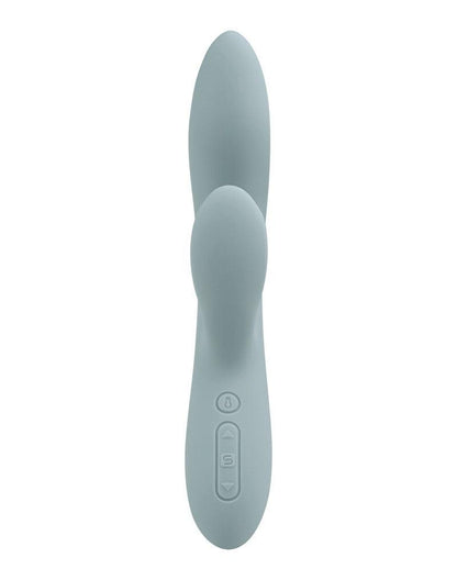 Svakom - Chika - Verwarmende Rabbit Vibrator - Tarzan Vibrator - Met App Control - Lichtgrijs-Erotiekvoordeel.nl