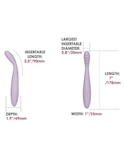 Svakom - Cici 2 - Verwarmende G-Spot Vibrator Met Flexibele Kop - Met App Control - Lila-Erotiekvoordeel.nl