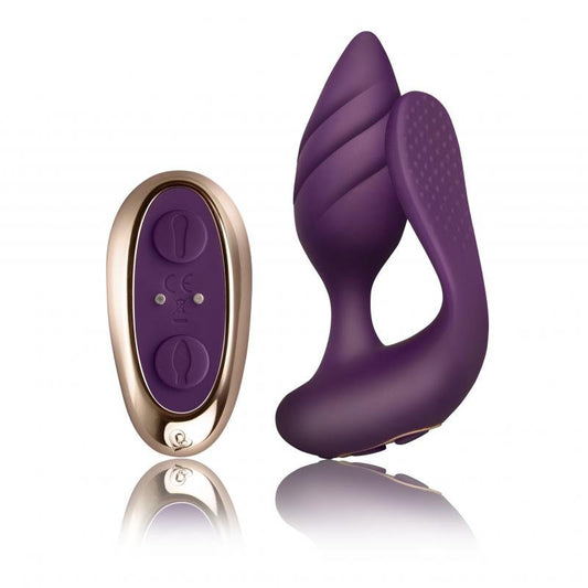 Rocks-Off - Cocktail Koppelvibrator - Burgundy